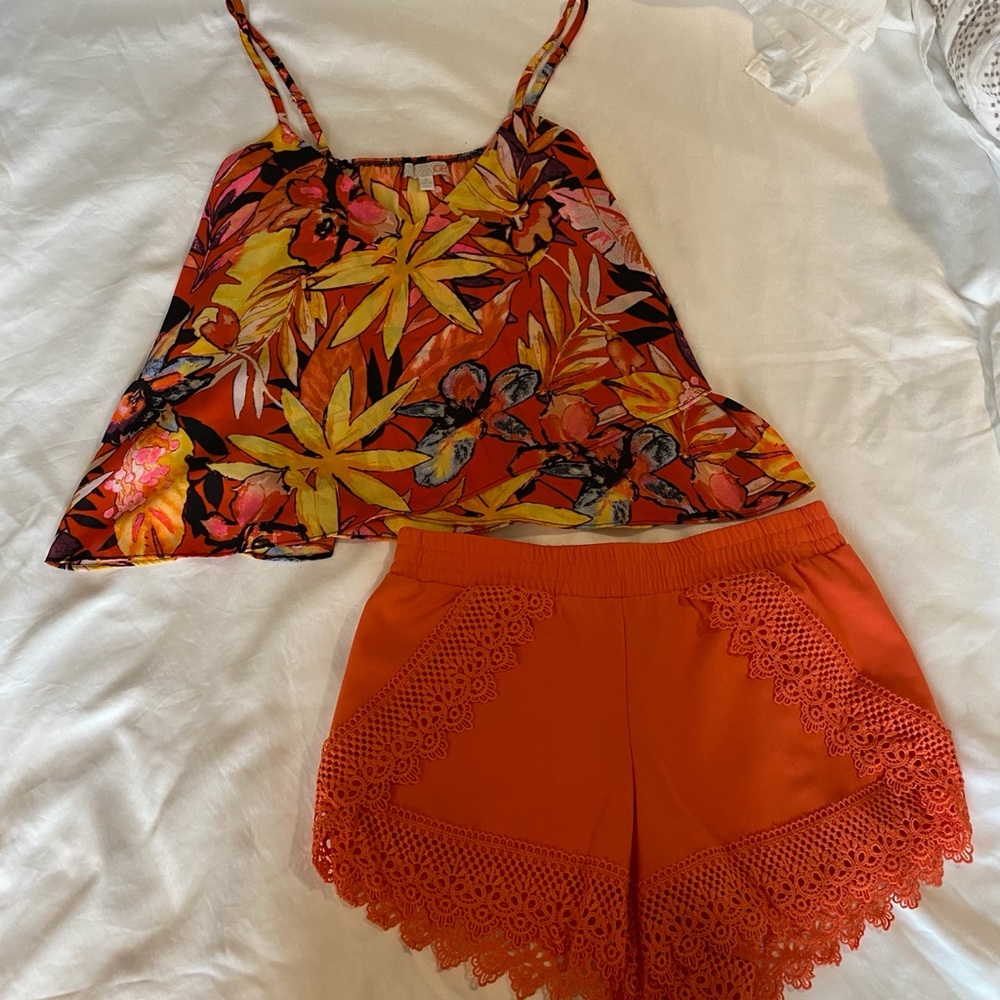 Gianni Bini halter and short set
